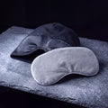 Nimbus Duo: The Nimbus Cap and the grey warm eye mask together on slate